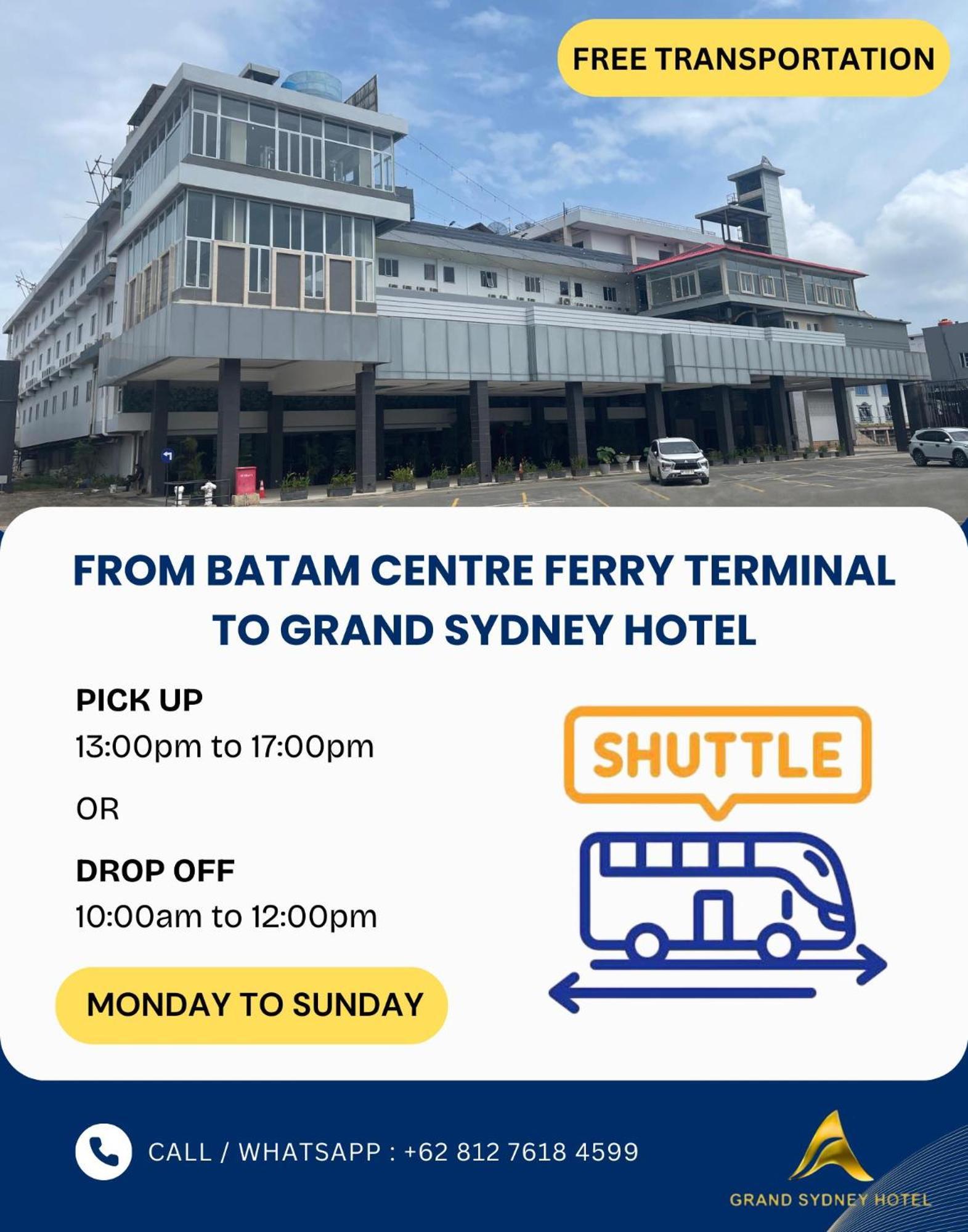 Grand Sydney Hotel Batam Extérieur photo